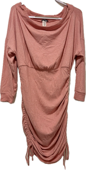 Fashion Nova Shirred Plus Curve Sweater Dress