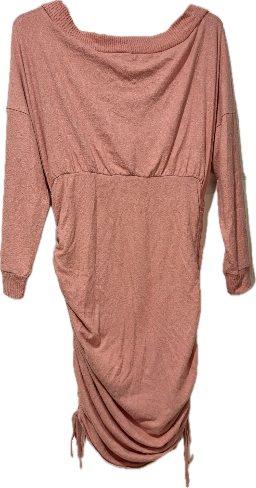 Fashion Nova Shirred Plus Curve Sweater Dress
