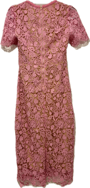Chanel Inspired Embroidered Lace Dress