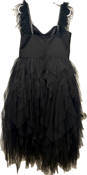 Nova Luxe Sequin Plus Curves Feather Dress