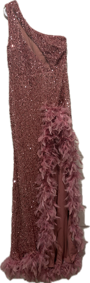 Nova Luxe Sequin Feather Dress