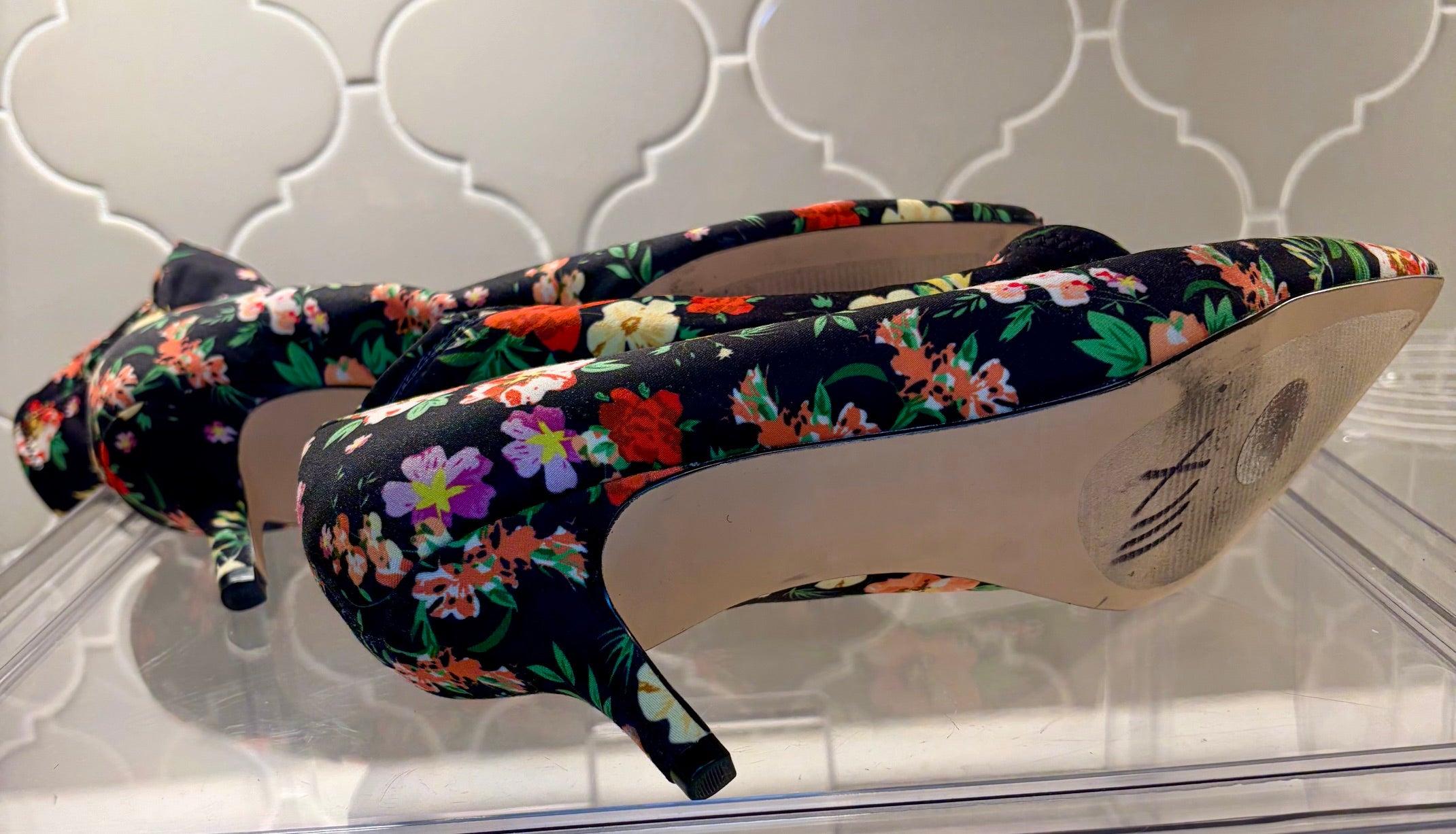 Floral Fabric Booties