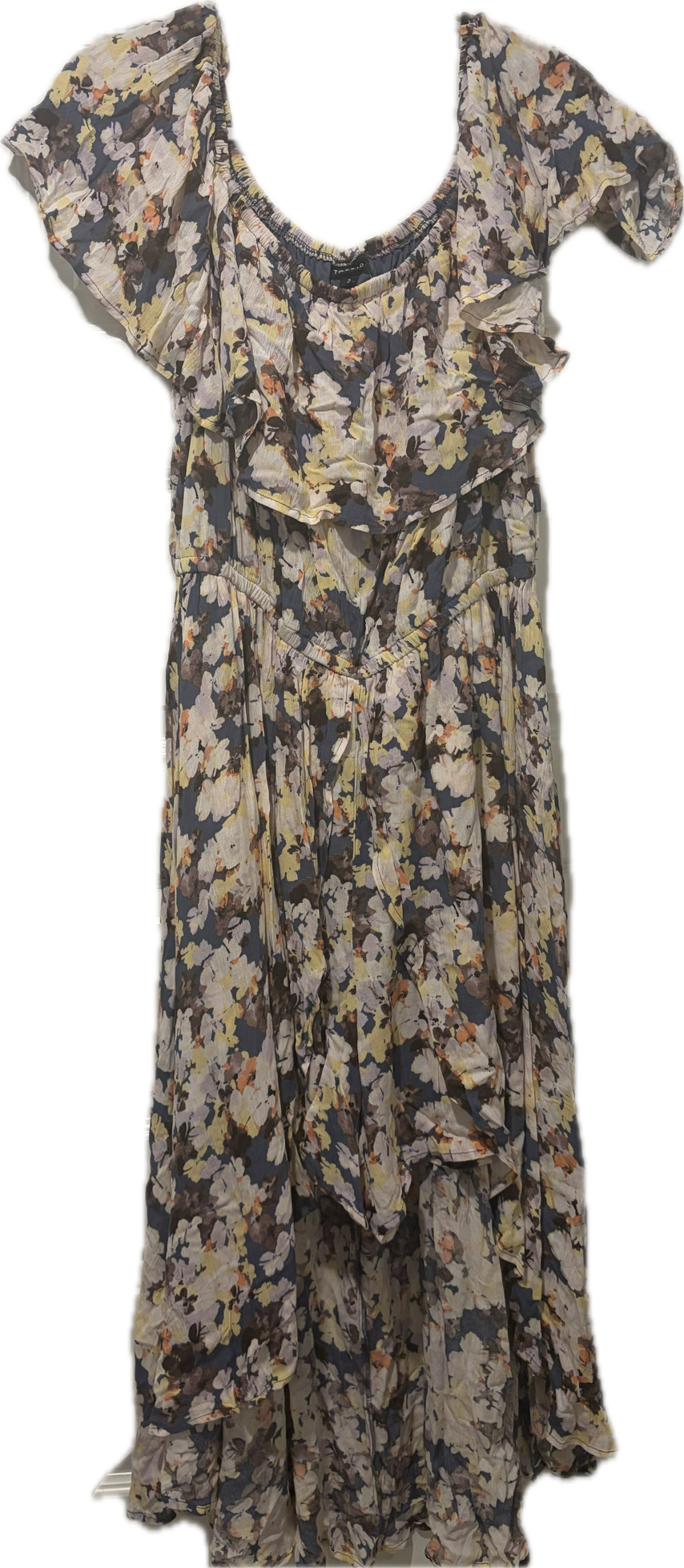 Plus Curve Floral Romper