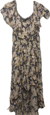 Plus Curve Floral Romper