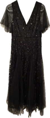 Sequin Mesh Plus Curve Dress