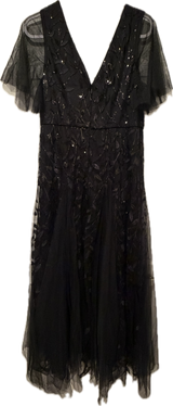 Sequin Mesh Plus Curve Dress