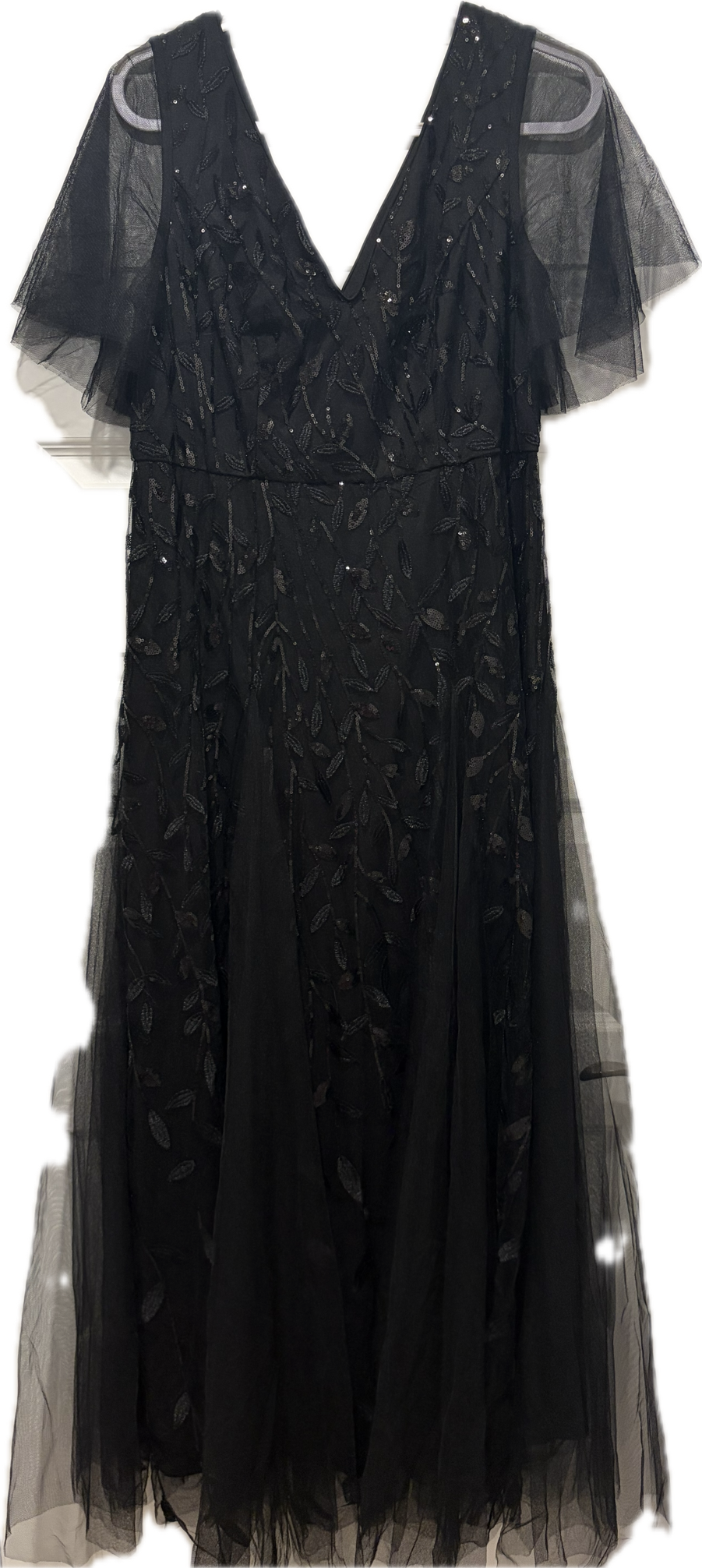 Sequin Mesh Plus Curve Dress