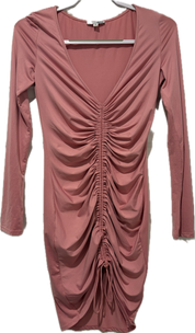 Fashion Nova Shirred Dress