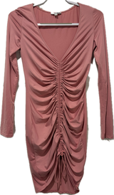 Fashion Nova Shirred Dress