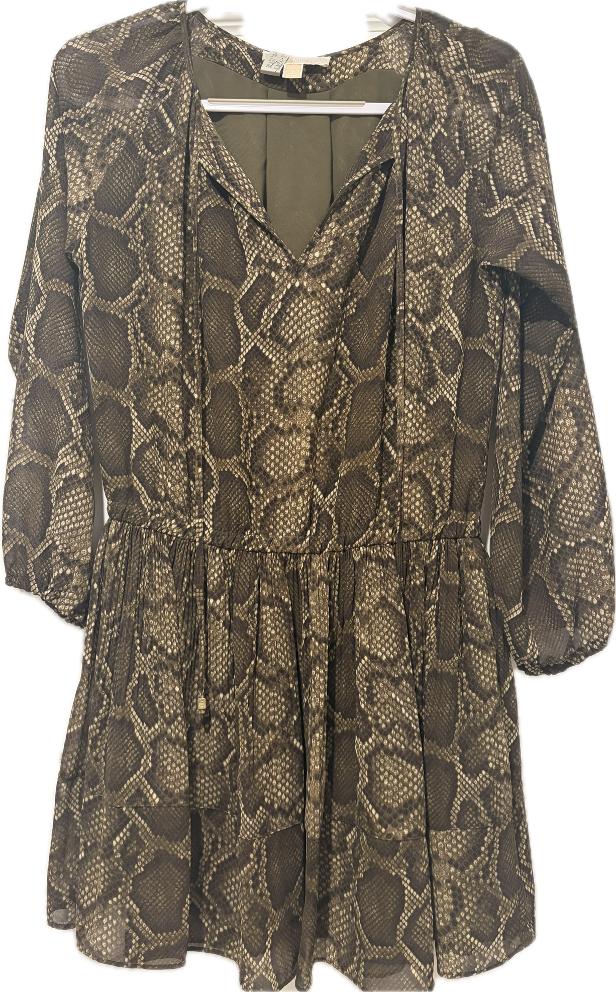 Michael Kors Snakeprint Mini Dress