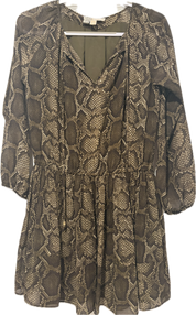 Michael Kors Snakeprint Mini Dress