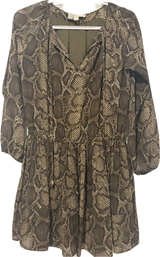 Michael Kors Snakeprint Mini Dress