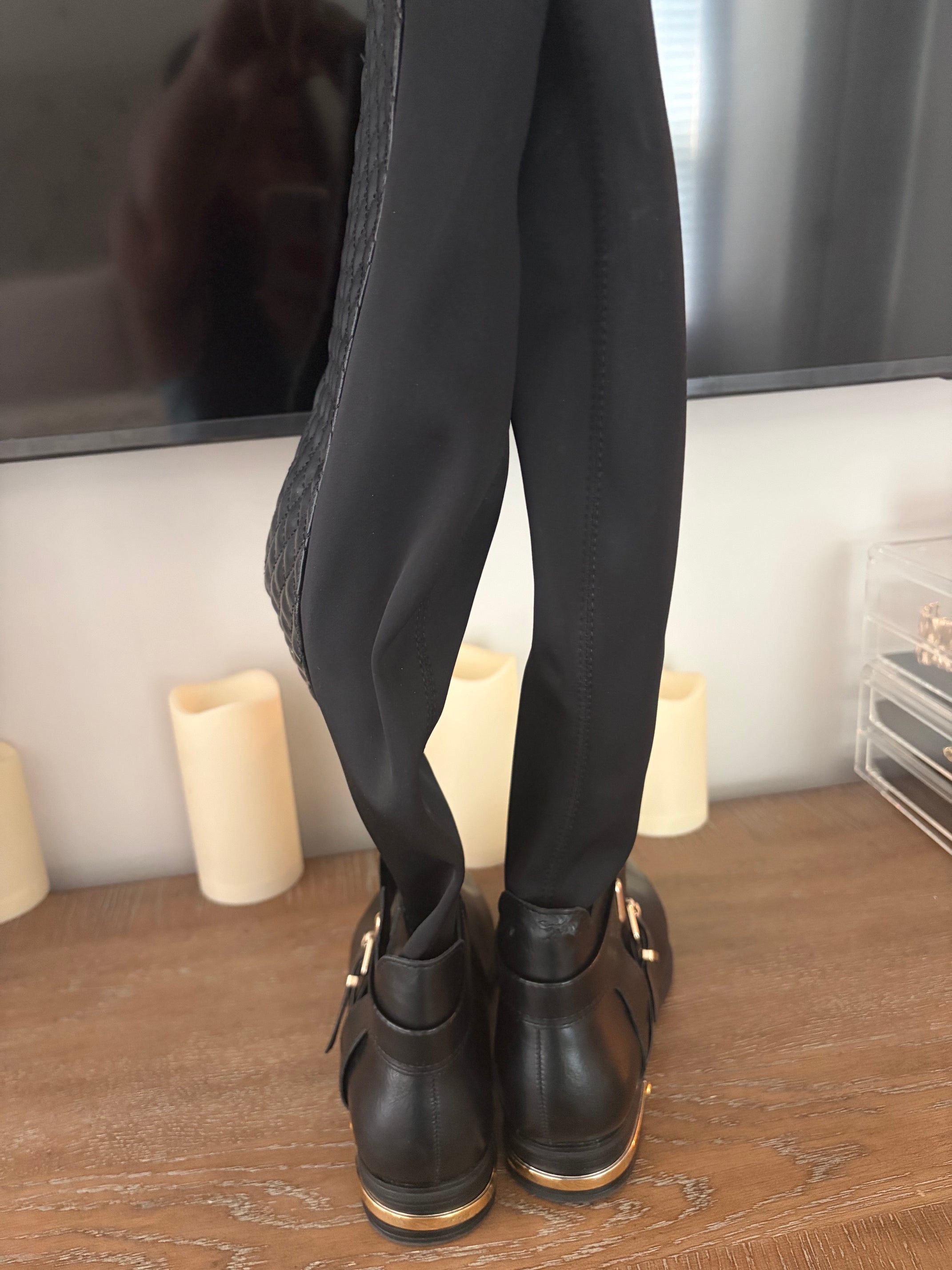 Classic Quilted Riding Boots