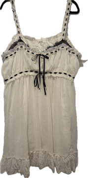 Babydoll Lace Trim Lounge Dress