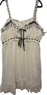 Babydoll Lace Trim Lounge Dress