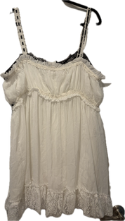 Babydoll Lace Trim Lounge Dress
