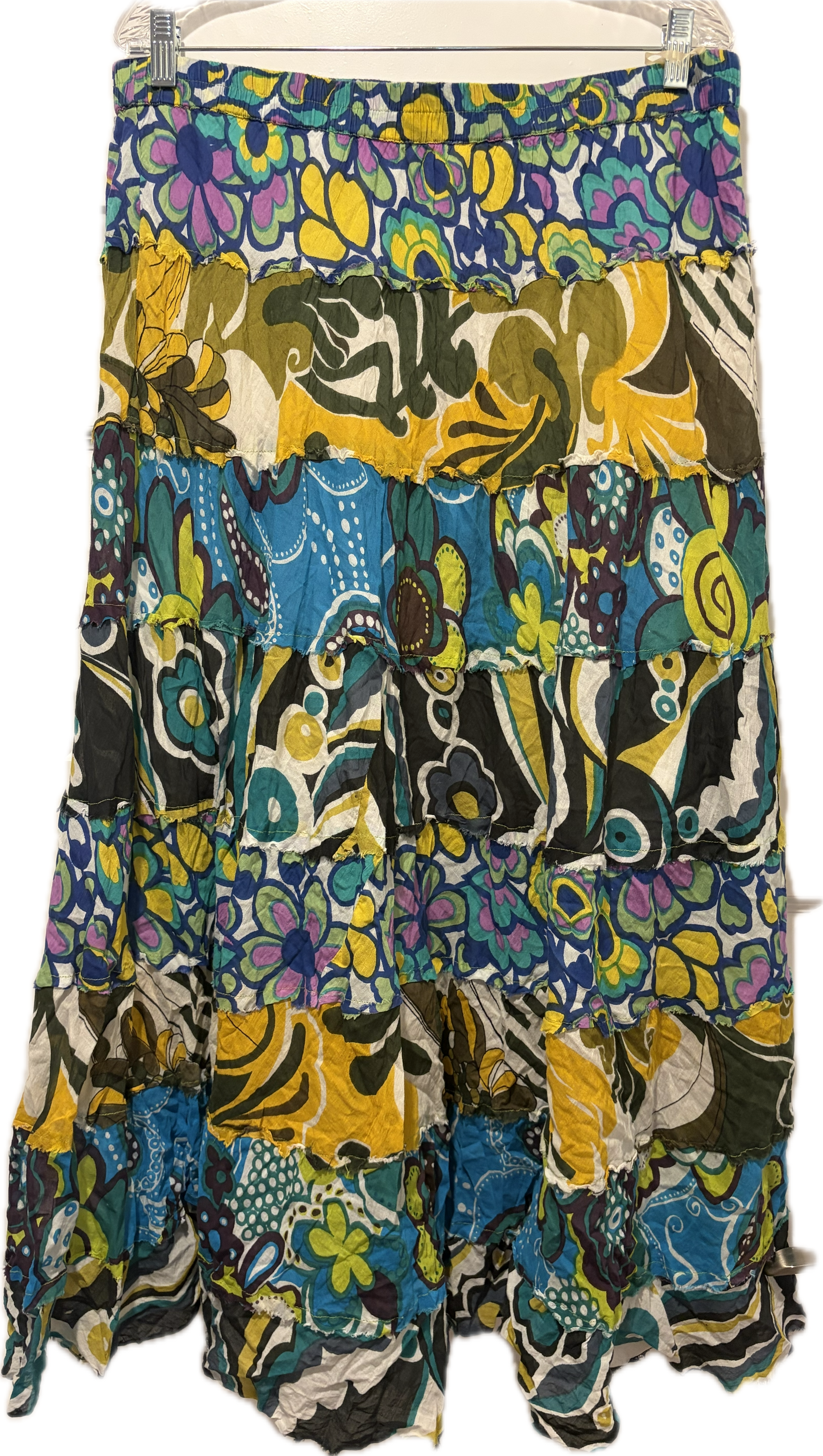 Printed Cotton Maxi Skirt