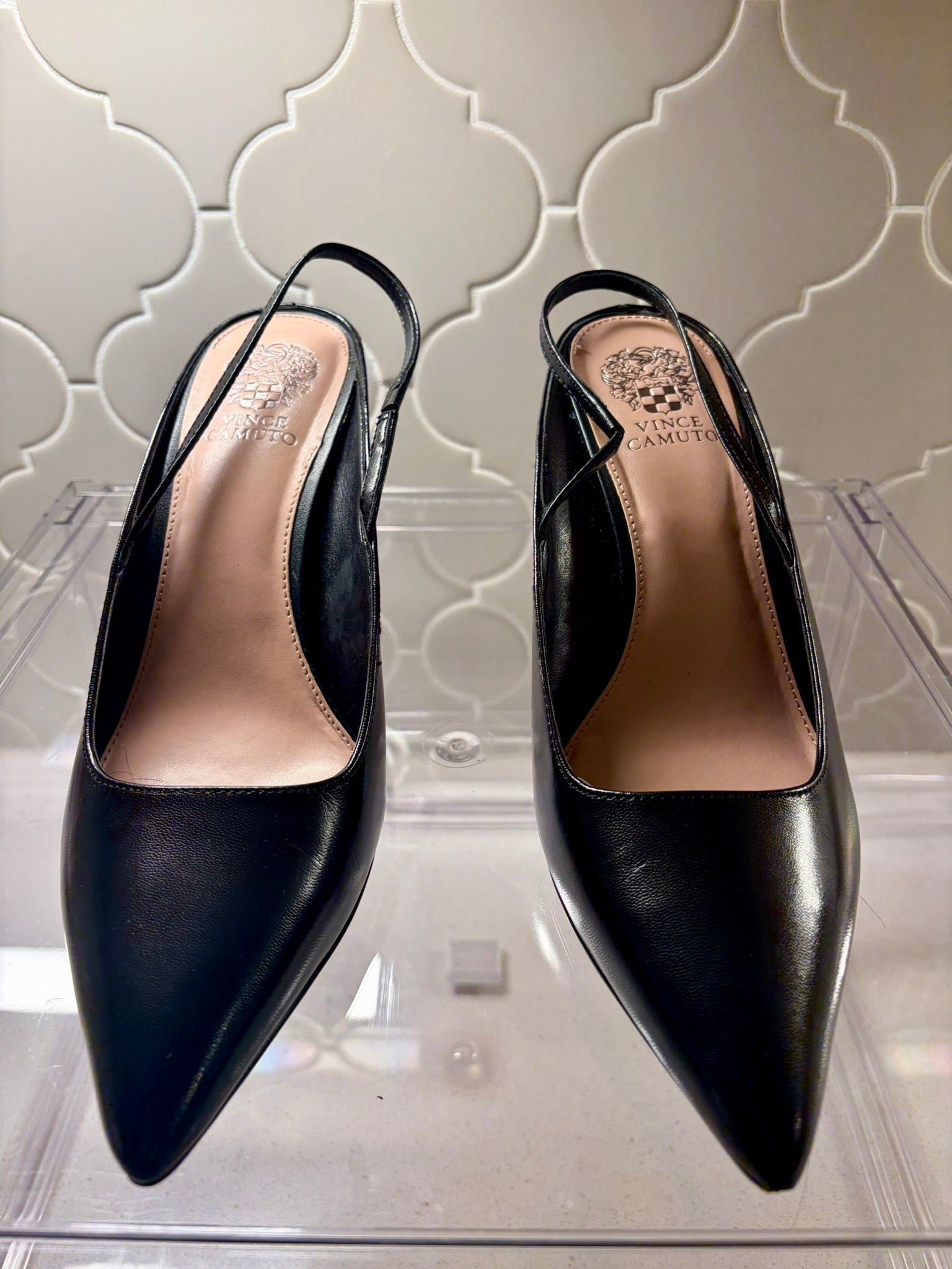 Vince Camuto Leather Slingback Sandals