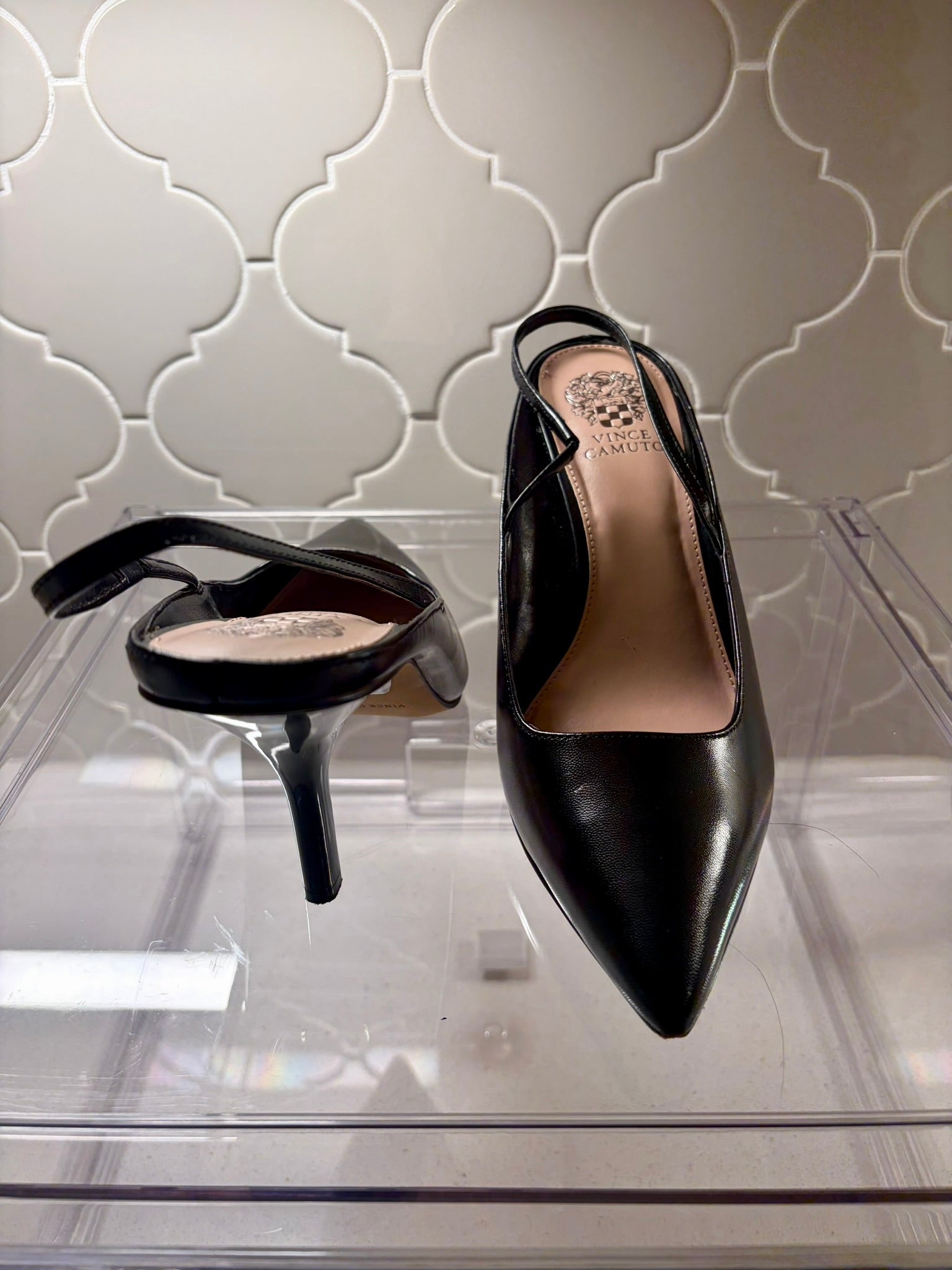 Vince Camuto Leather Slingback Sandals